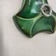 Set of Two Modernist Ceramic Fat Lava Wall Lights by Pan Ceramics, Germany