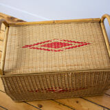 Rattan toy box