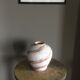 Vase art deco en faïence signé Odyv