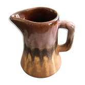 Flamed brown pitcher
