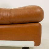 Mario Bellini, for B&B Amanta armchair in leather. Around 1970.
