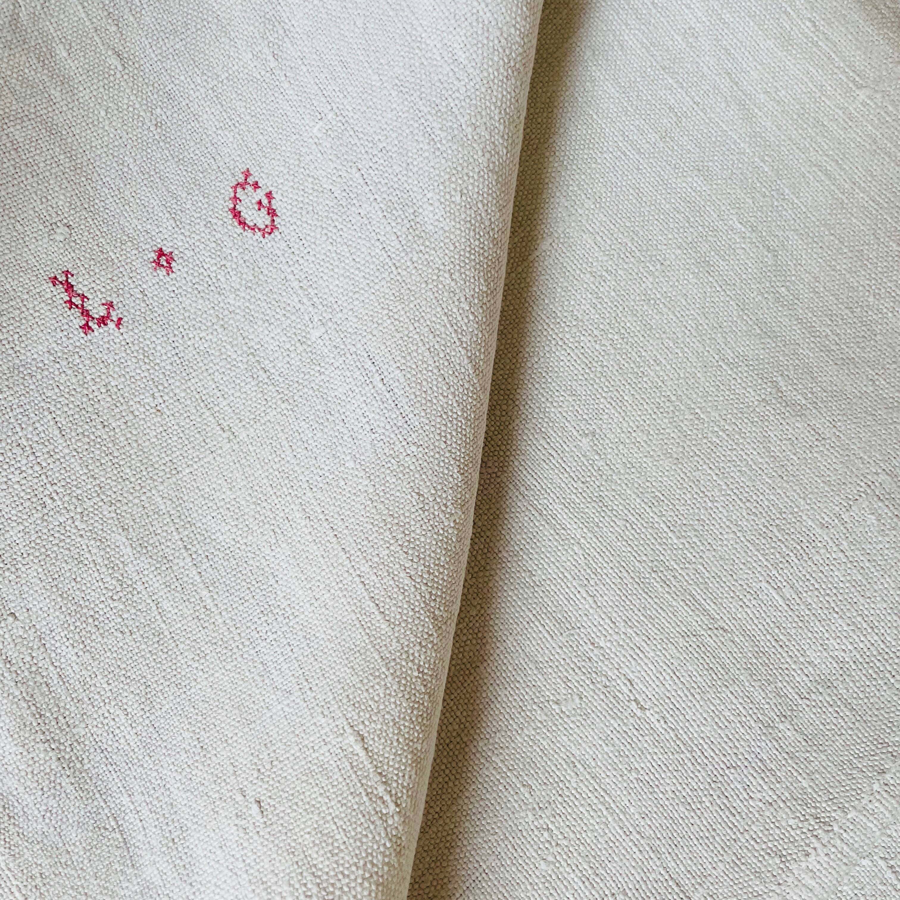 Old hemp linen cloth