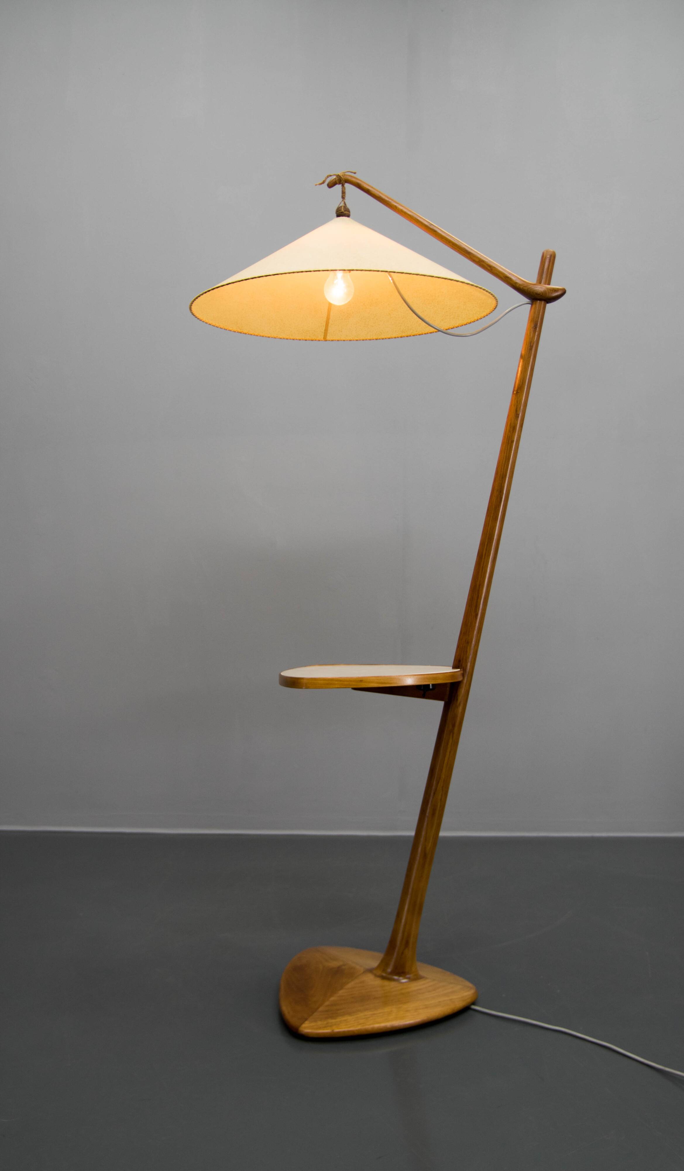 Floor Lamp by Rada for Krasna Jizba, Czechoslovakia, 1940s