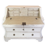 Commode peint en gris gustavien des années 1790