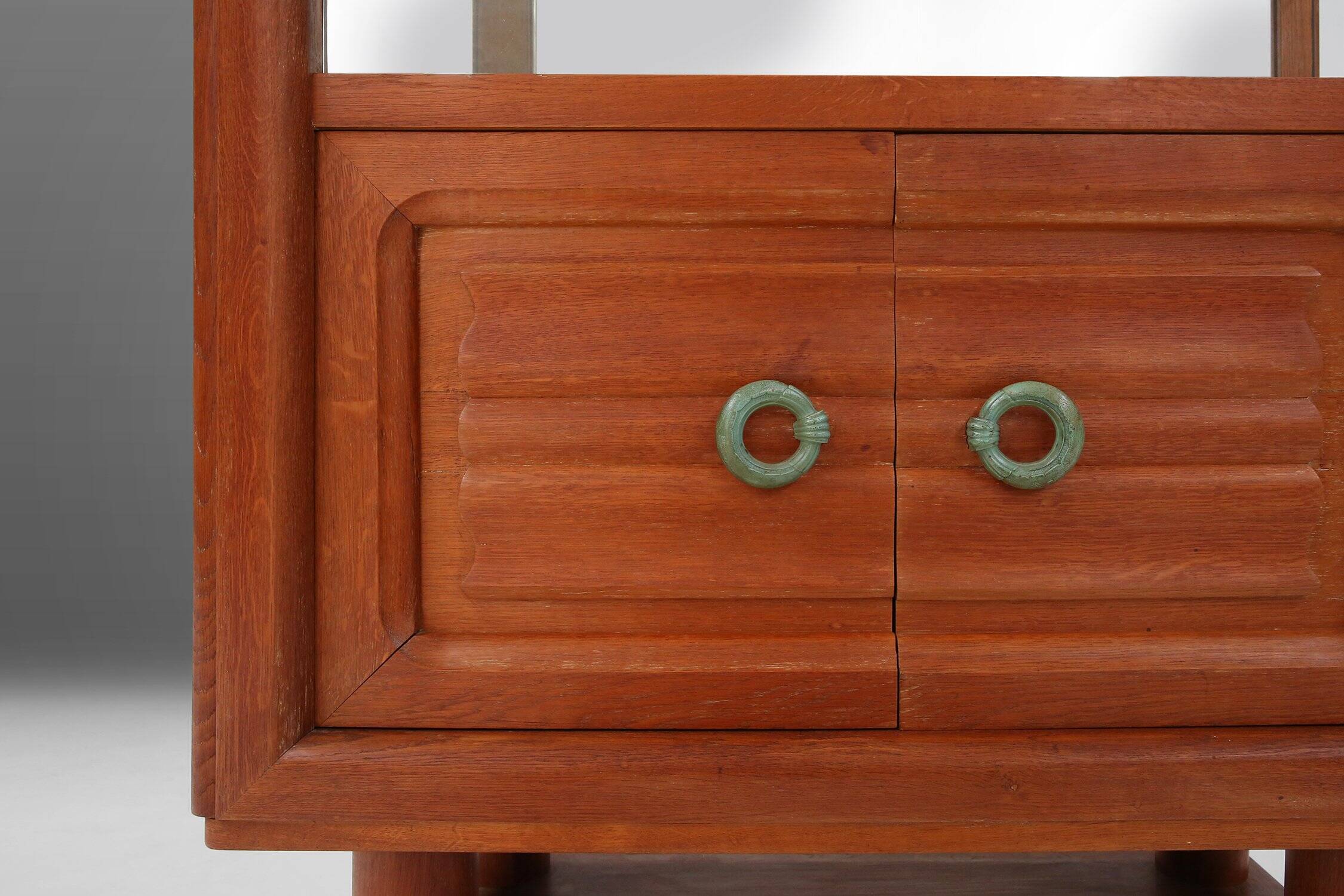 Art Deco Vitrine Cabinet Attributed to Gaston Poisson, France 1940s