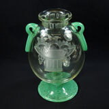 Charles Schneider art deco glass vase circa 1920
