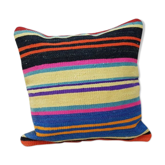 Handmade turkish kilim pillow (45 x 45 cm)