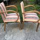Pair of bridge armchairs from the 1950s – Bent wood