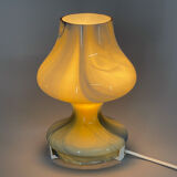 Lampe de table tout en verre des années 1970, Tchécoslovaquie