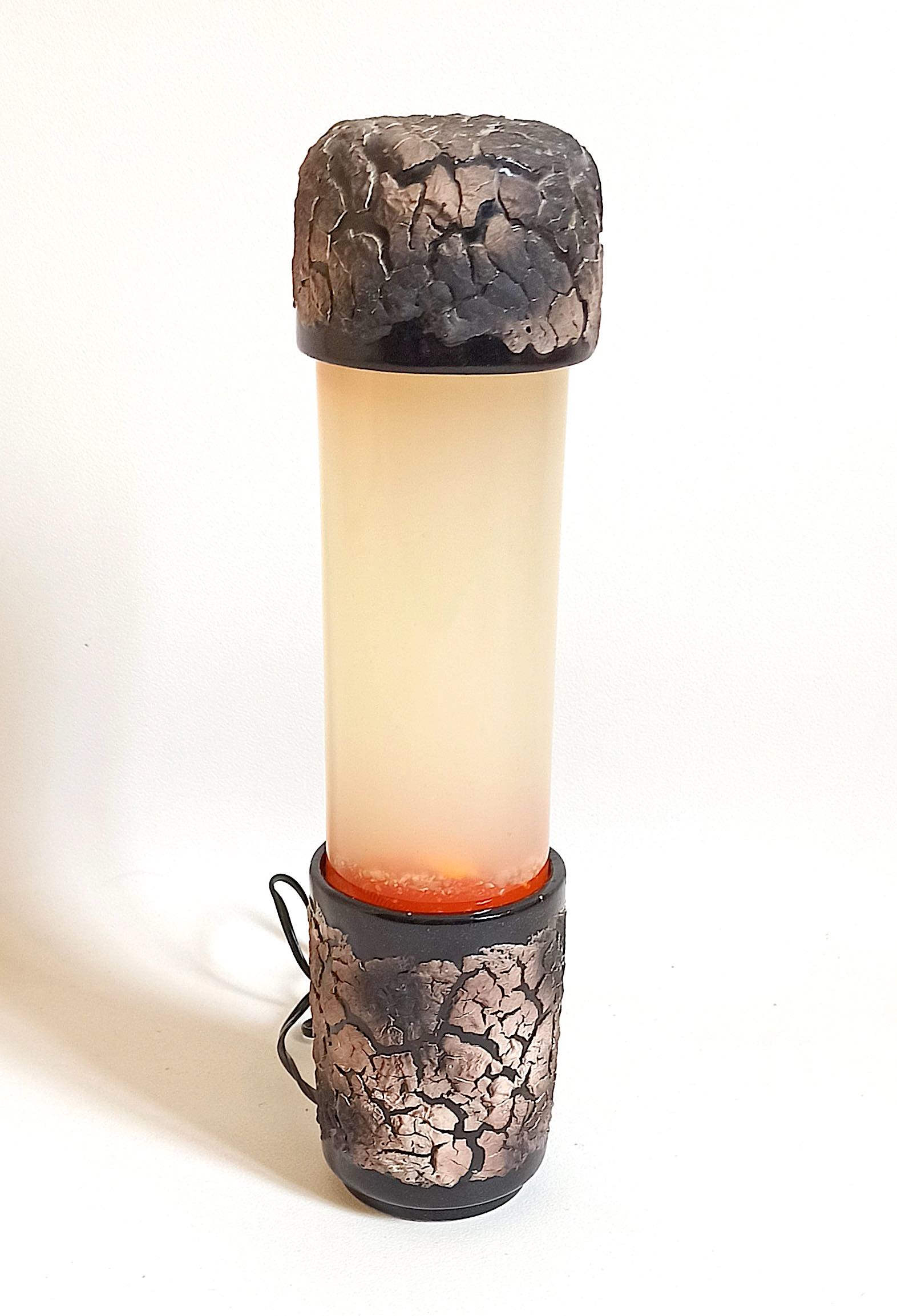 Ceramic lamp Fat Lava Luc Vallauris 70s