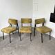 Set de trois chaises années 50