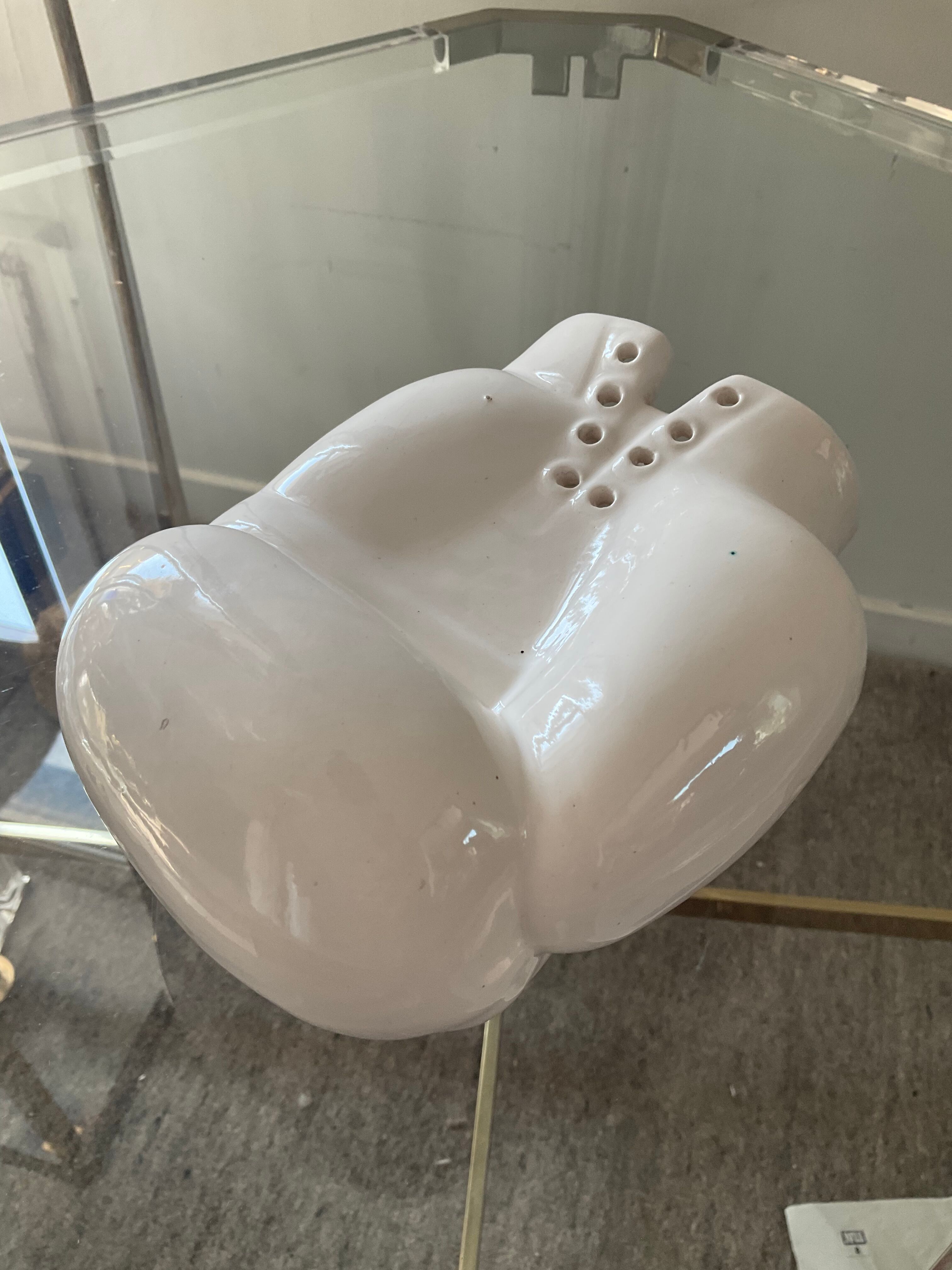 Empty pocket vintage ceramic boxing glove 80s