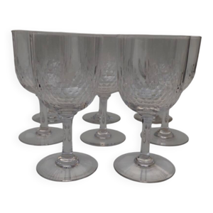 8 verres en cristal baccarat