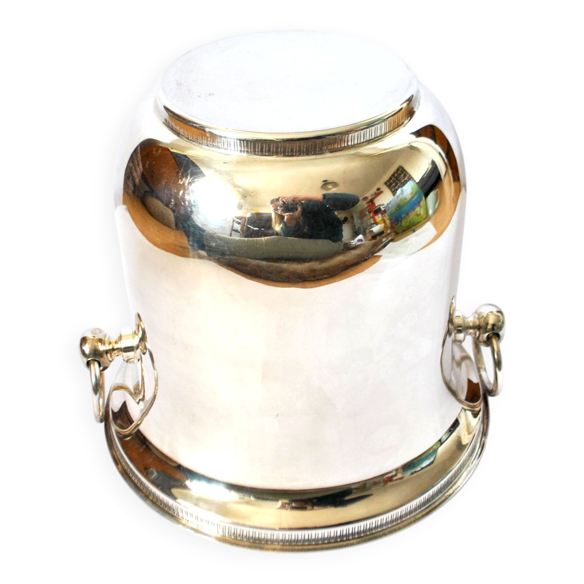 Vintage silver-plated champagne bucket Ice cooler Bar