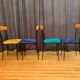 A set of four chairs, Alcantara, Italy, 1980s
