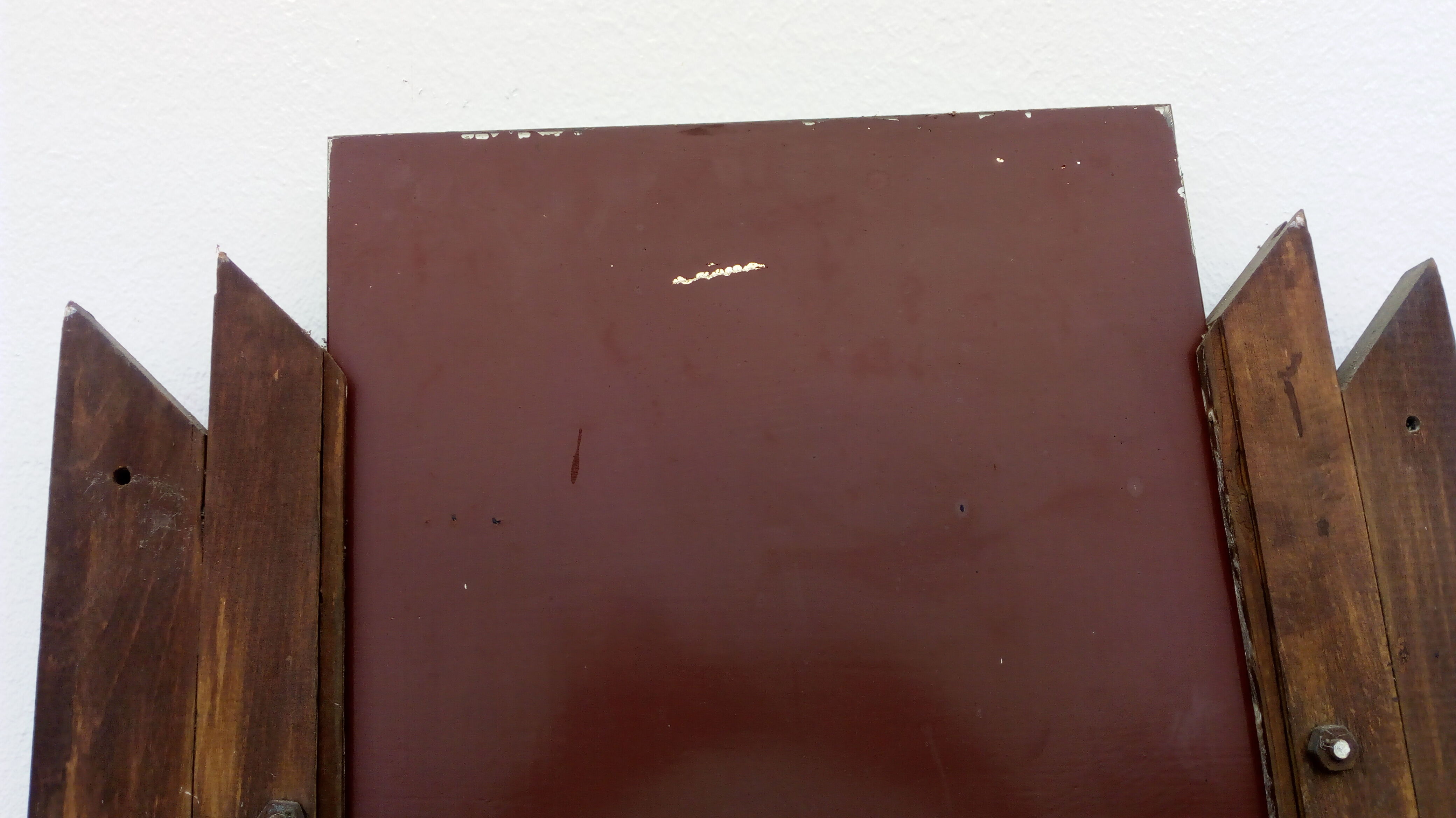 Locker room coat door