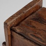 Antique Hand Carved Nuristani Storage Chest