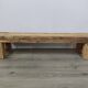 Banc en bois brut ancien
