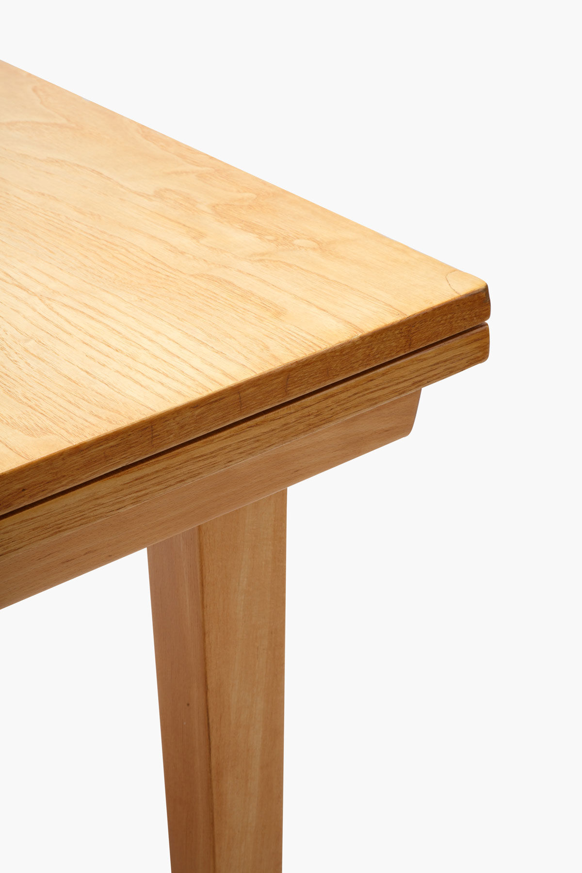 Table extensible en frêne des années 1960