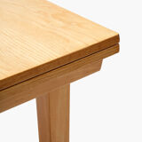 Table extensible en frêne des années 1960