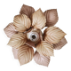 Masca ceiling or wall light 40 cm vintage metal leaves flower