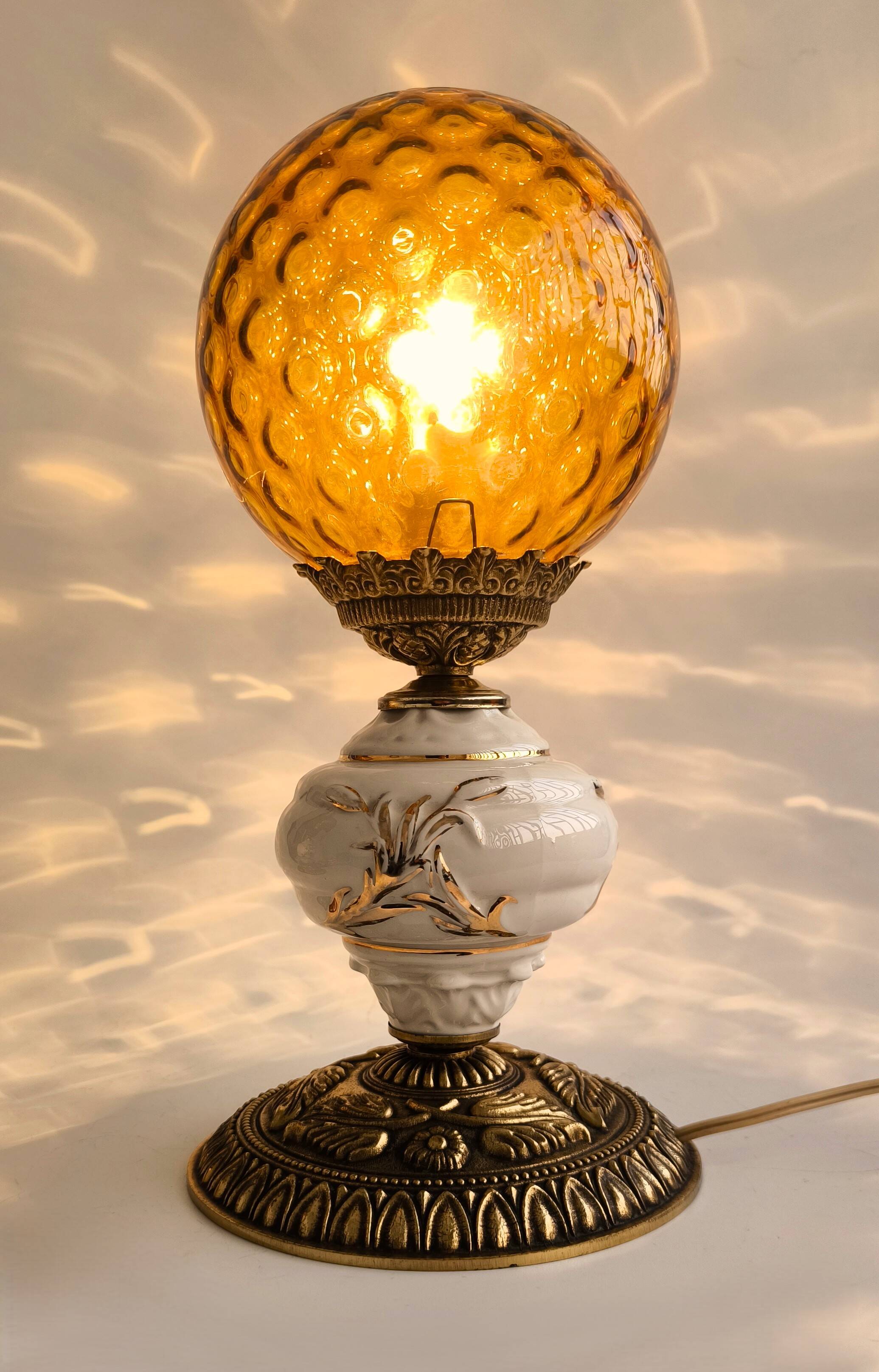 Set of French Hollywood Regency lamps