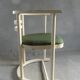 White patina wooden armchair, 1950s