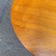 1960s Scandinavian round wooden side table