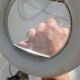 vintage articulated loom magnifying glass lamp atilier