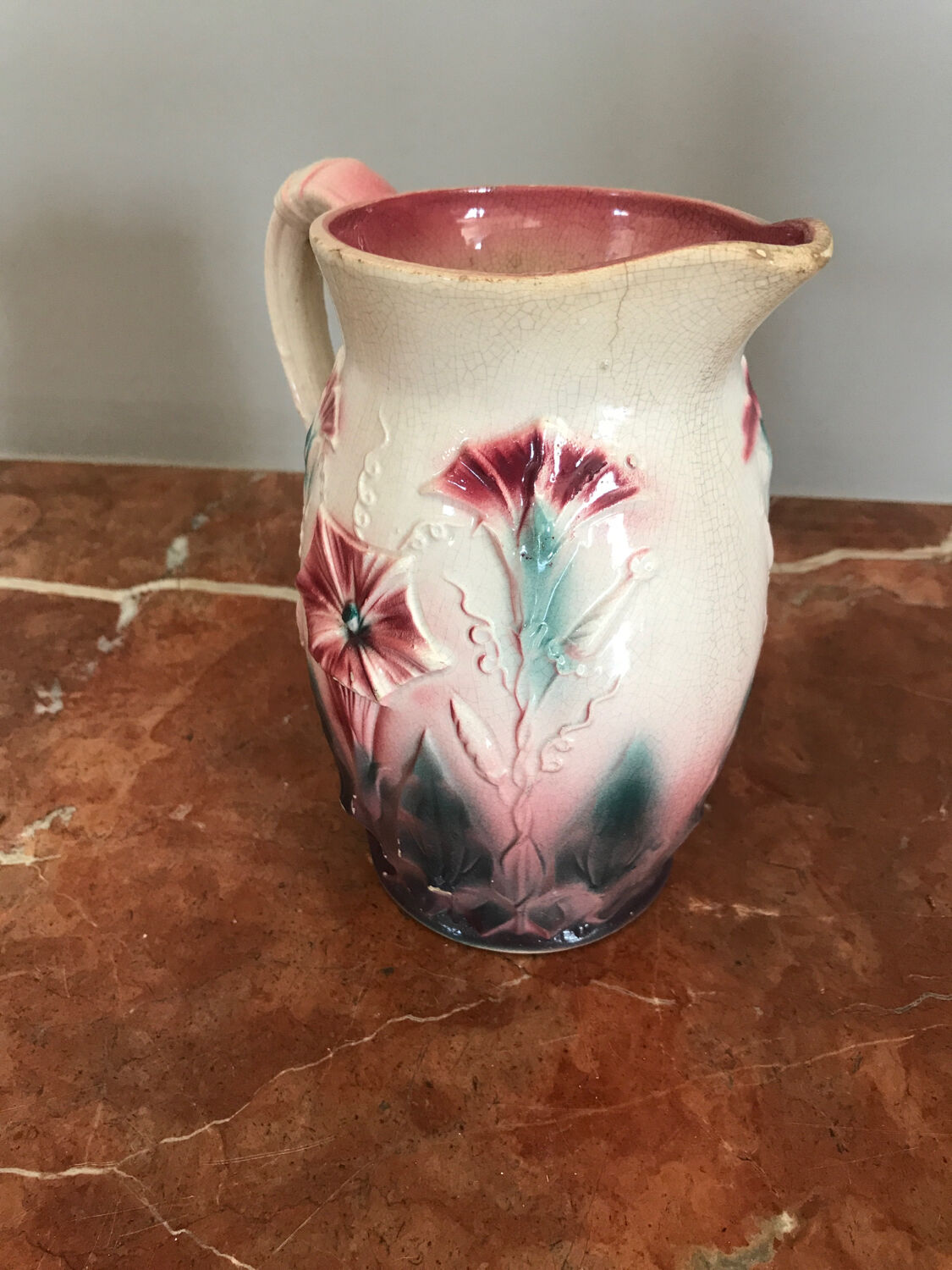 Pitcher in pink slip