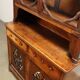 Antique double-bodied display cabinet with walnut drawers, Italy, 20th century.