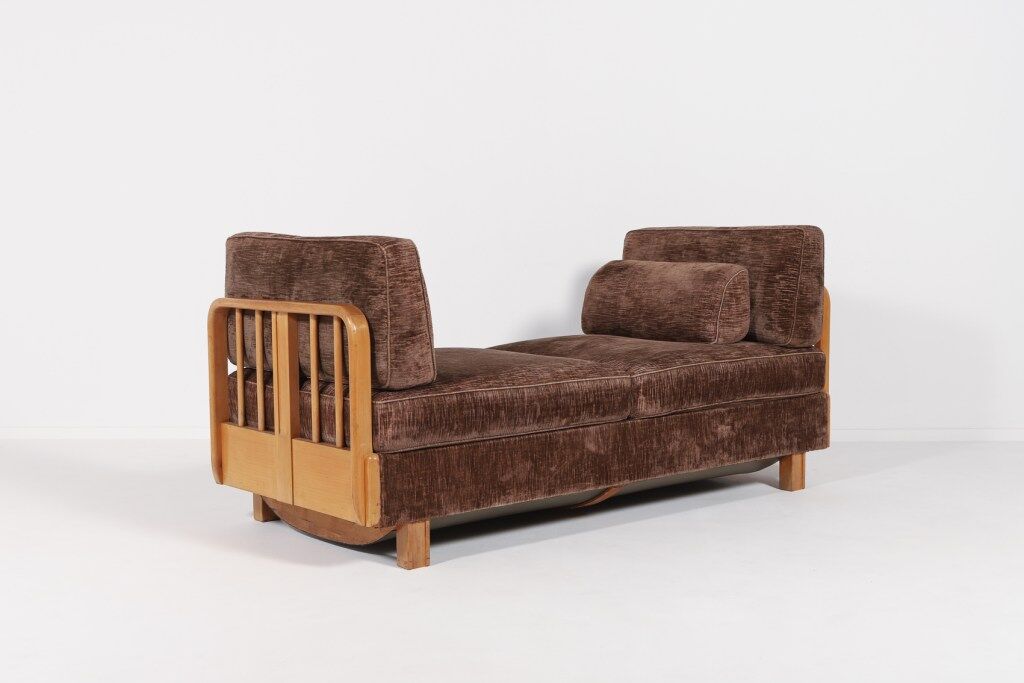 Mid-century Italian modern day bed, 1950