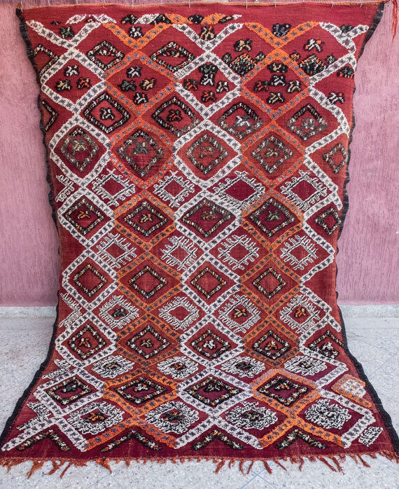 Azilal, 270 x 183 authentic hand made wool rug