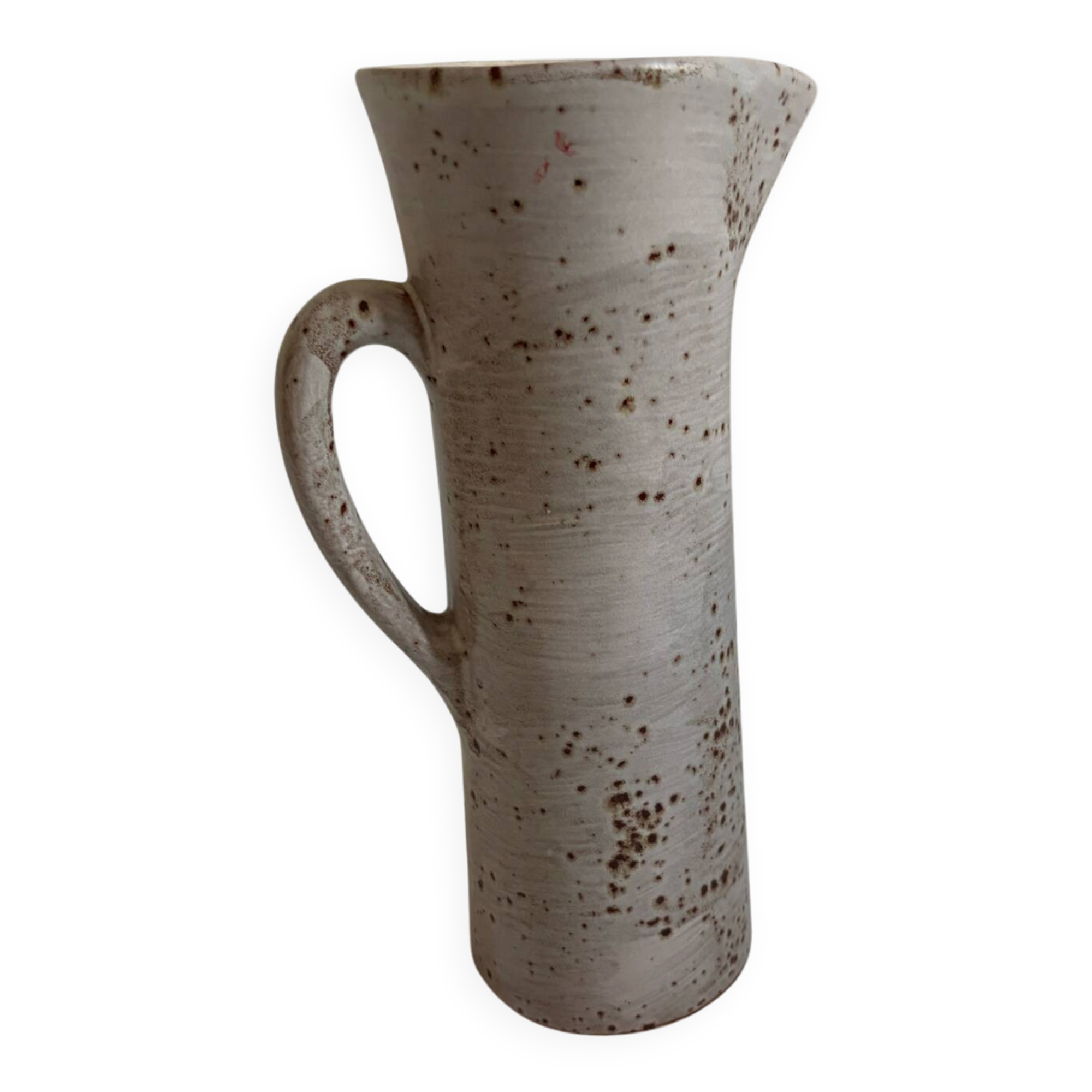 Carafe en céramique mouchetée Gladys, années 70