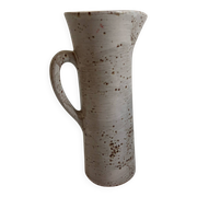 Carafe en céramique mouchetée Gladys, années 70