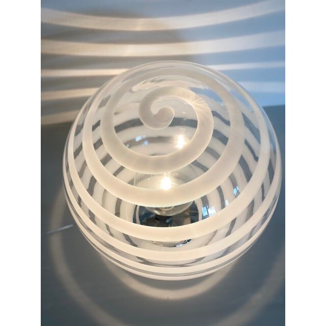 Murano glass table lamp