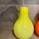 Suspensions x 2 - vintages en opaline - année 70