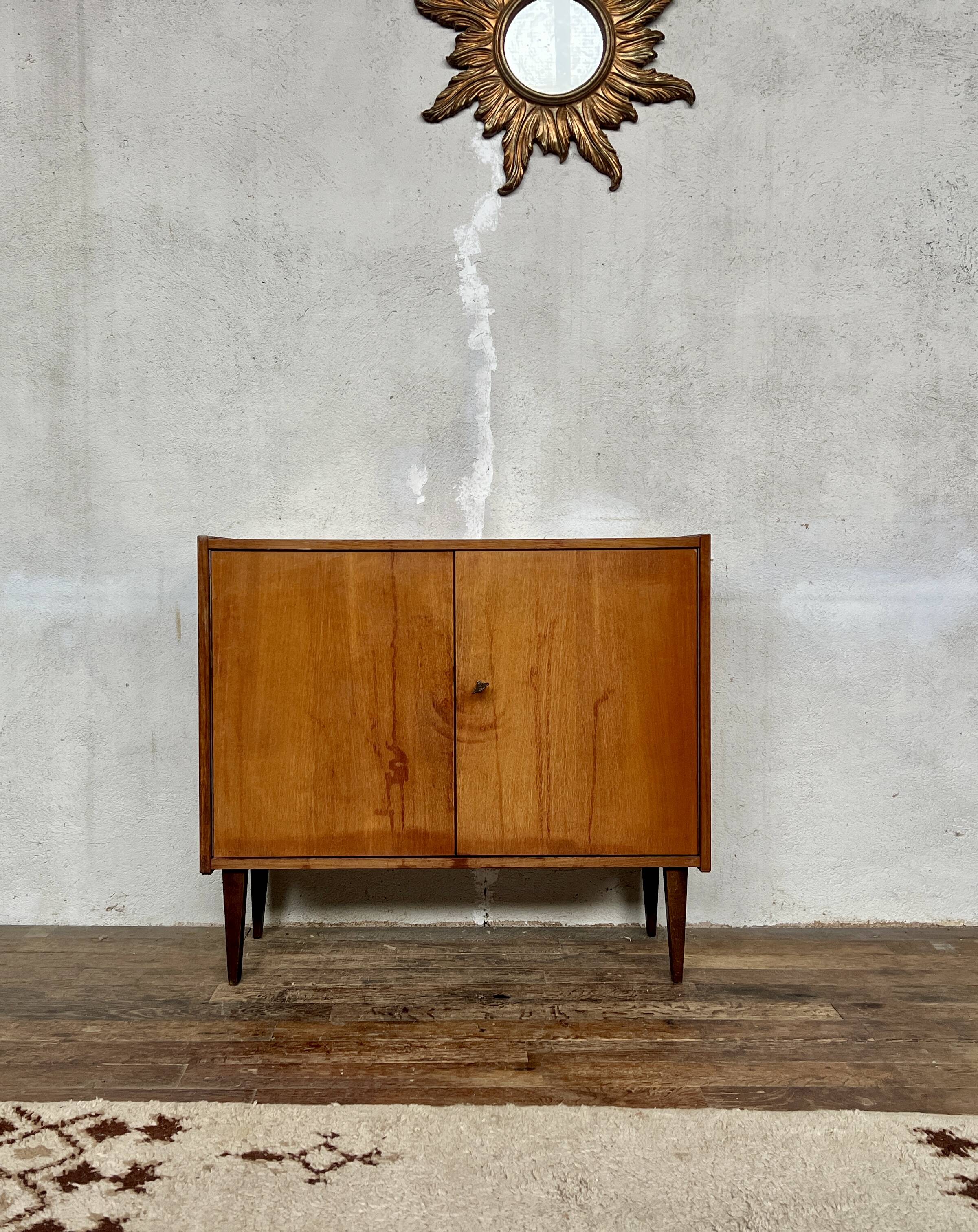 Vintage walnut sideboard – 1960s