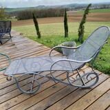 Grey chaise longue