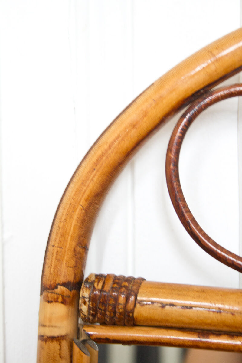 Rattan mirror - 64x39cm