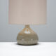Sandstone lamp by Roland Zobel Atelier Les Cyclades Anduze