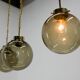 Set of Three Glass Pendants by Kamenicky Senov, 1970s