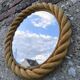 Miroir corde DLG audoux minet 1950