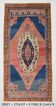 4x9 Oriental Blue Vintage Rug, 137x272Cm