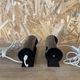 Pair of black swivel wall lamps V413 by Ikea - 1980s