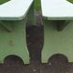 Pair of vintage farmhouse solid wood benches