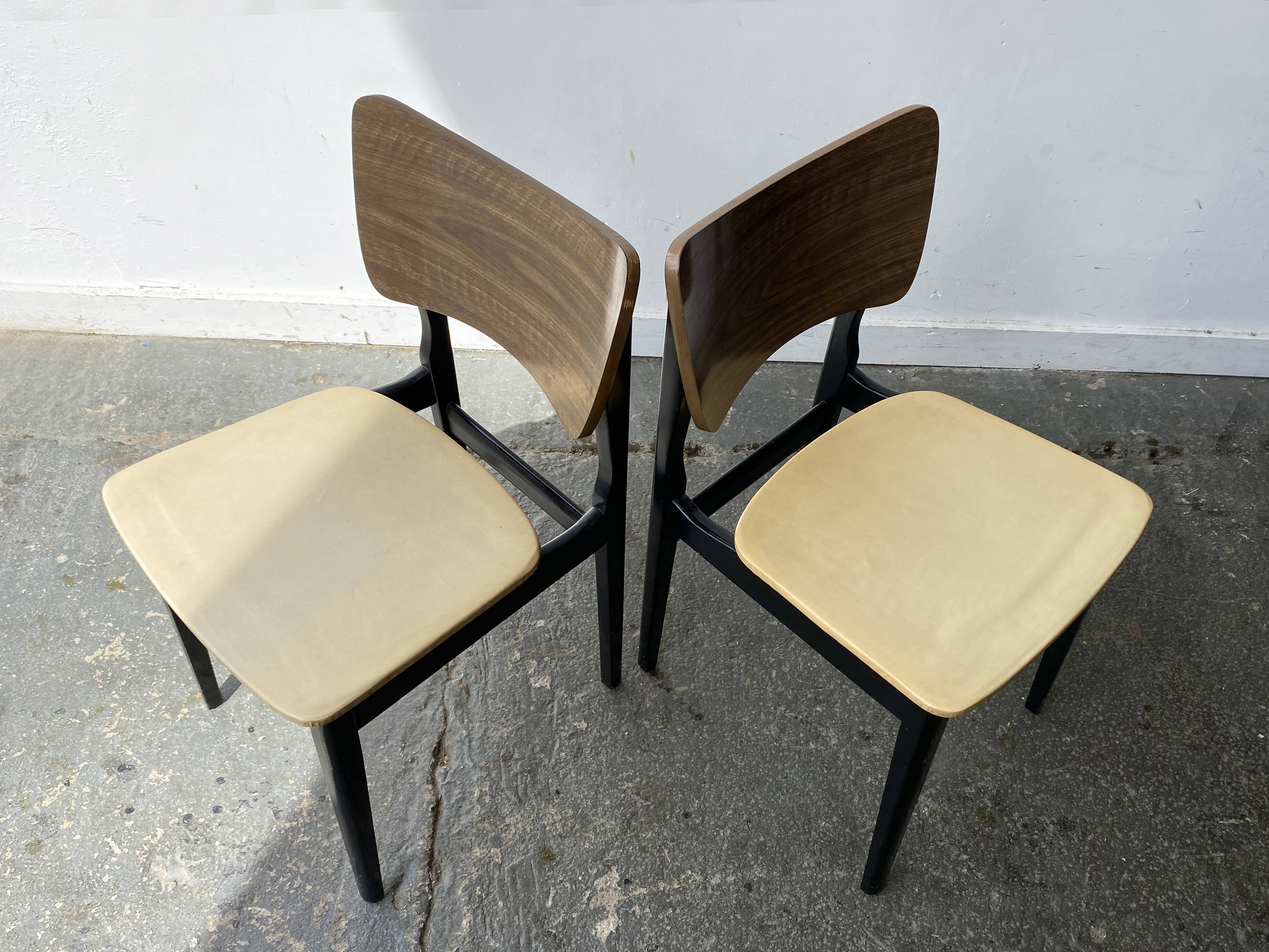 Pair of Mid-Century vintage retro Dining Chairs