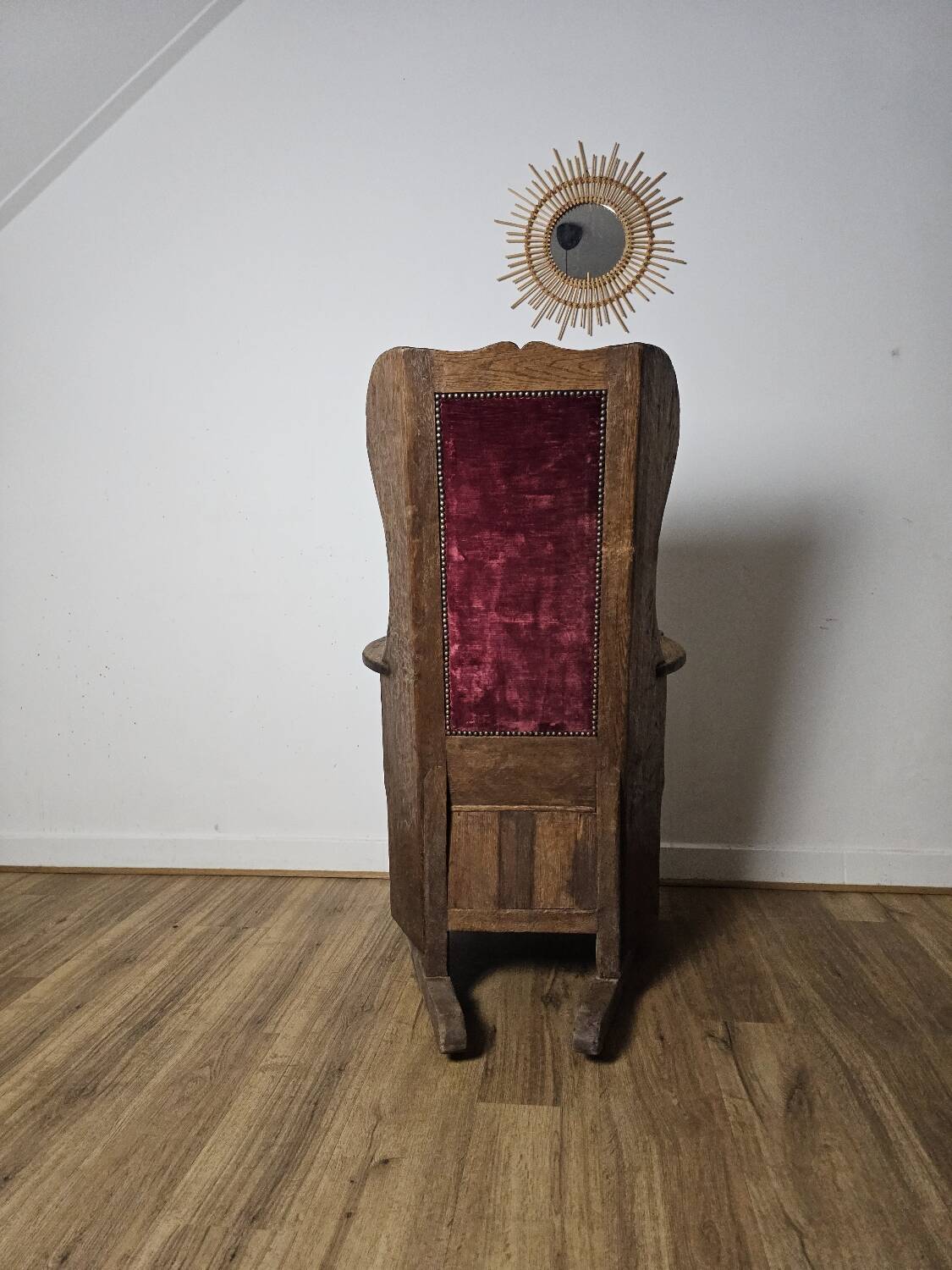 Brutalist Rocking Chair, 19th Century