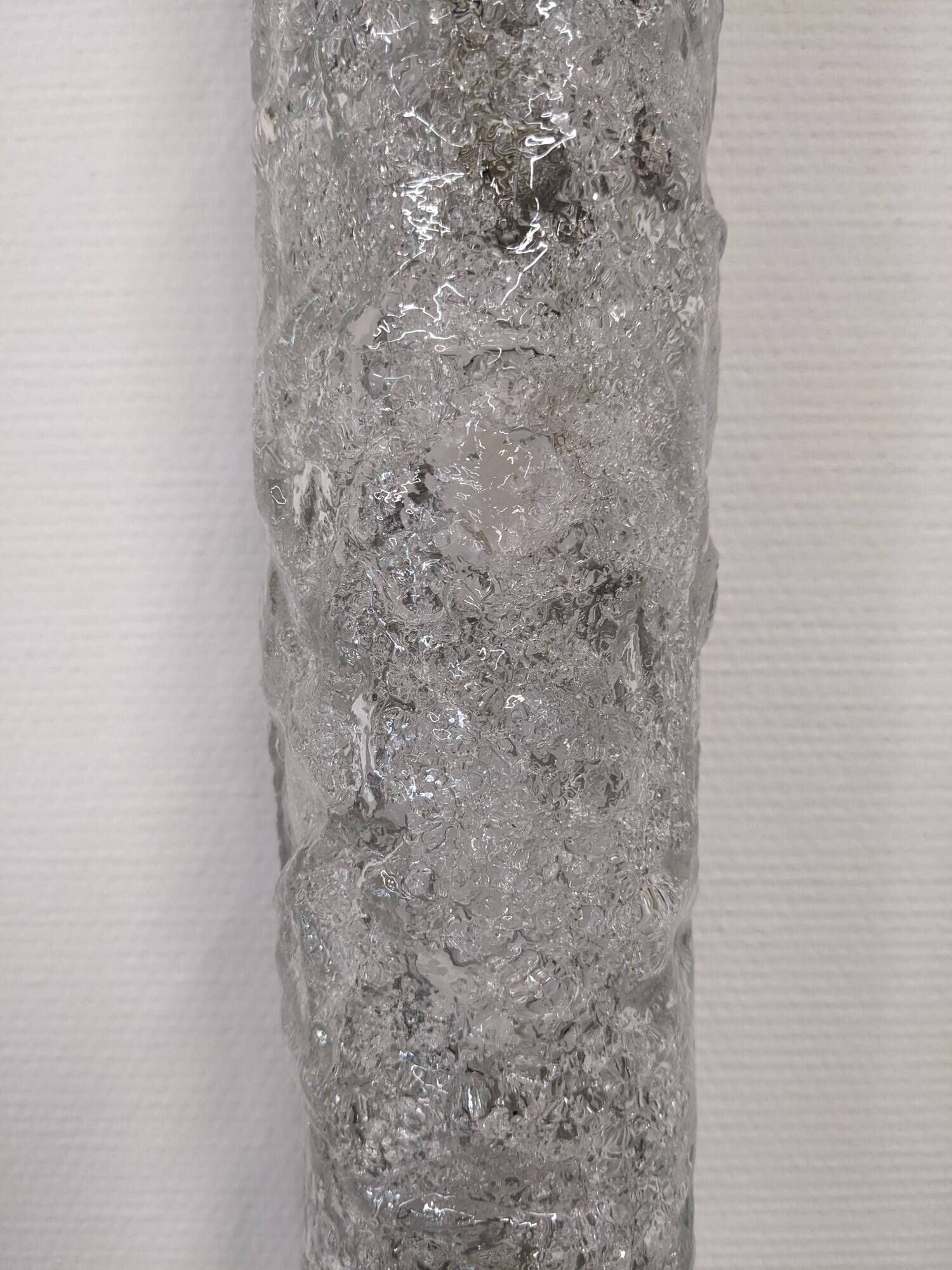 XL Murano glass wall lamp by Hillebrand Leuchten, Germany circa 1960