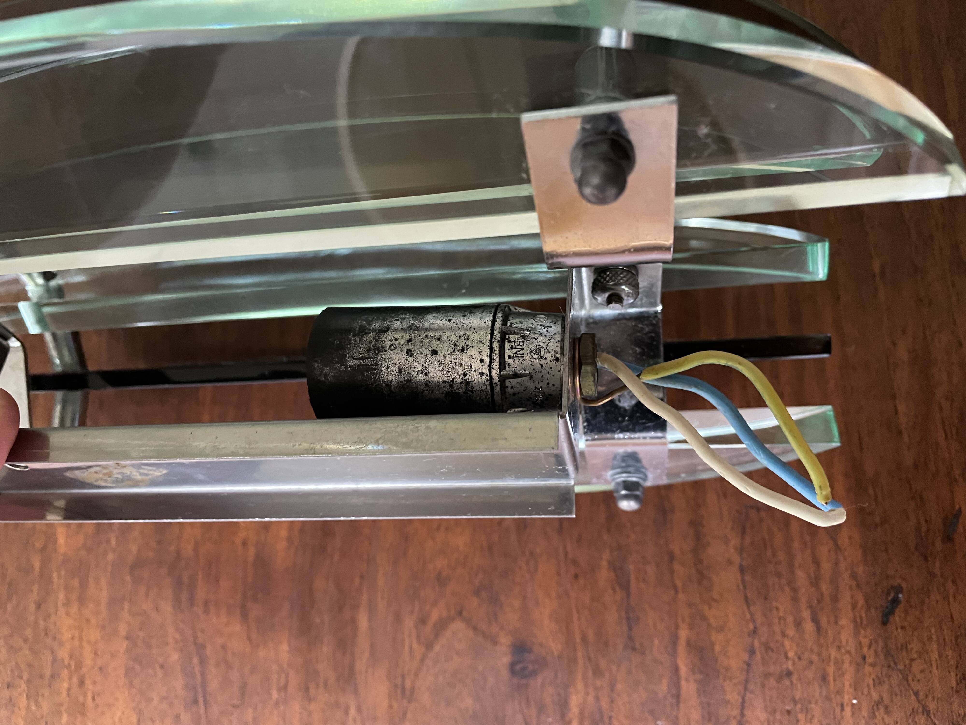 Wall lights with Murano glass slats VECA Italy